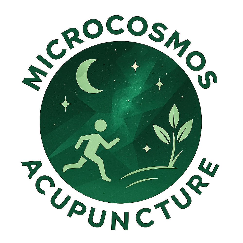 Microcosmos Acupuncture clinic logo - holistic health and traditional Chinese medicine in Newport Beach.